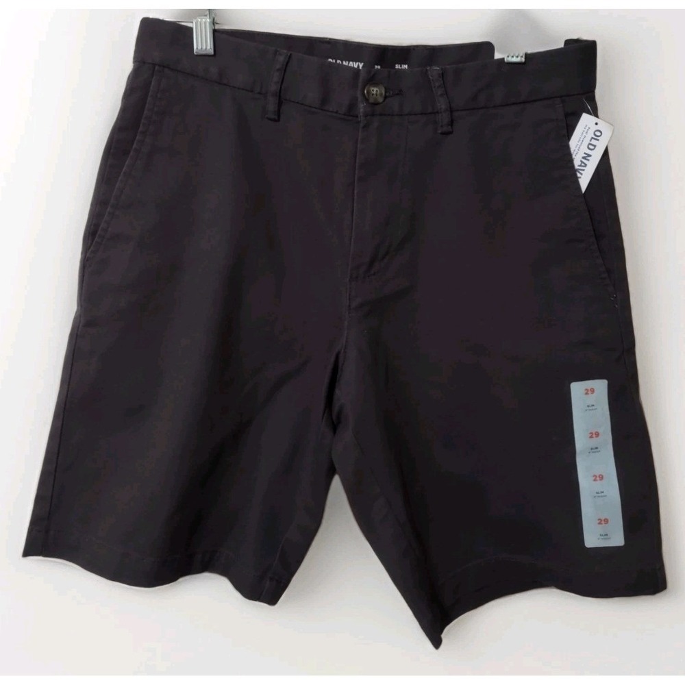 Old Navy Shorts Men's Size 29 Slim  Built-in Flex Shorts 9" Inseam Pockets Twill